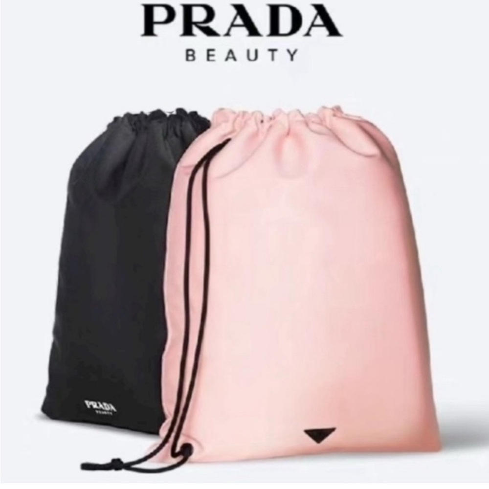 Prada Pink and Black Backpacks with Elegant Design